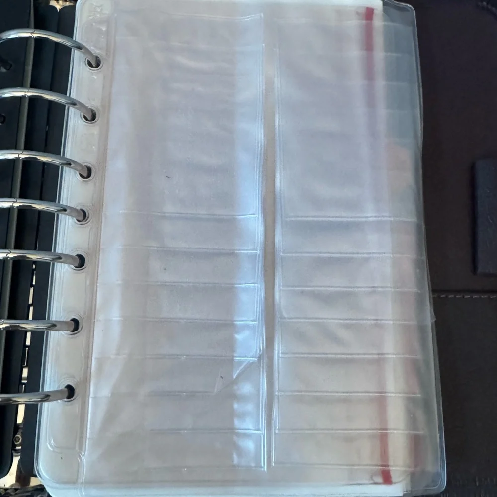 Vintage Franklin Quest Classic 7 Ring Leather Planner Hole Punch‎ Inserts